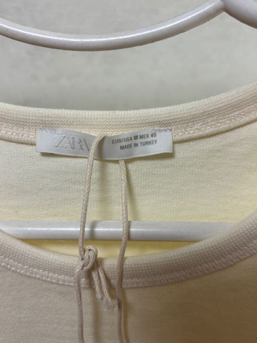 Футболка Zara зі щільної бавовни, розмір М чоловіча