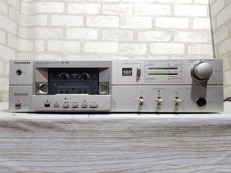 Касетна стереодека TELEFUNKEN RC 100, б/у з Німеччини