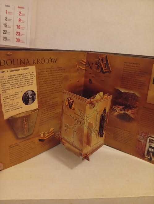 Grobowiec Tutanchamona /3-wymiarowe ruchome obrazki, okienka zakładki/
