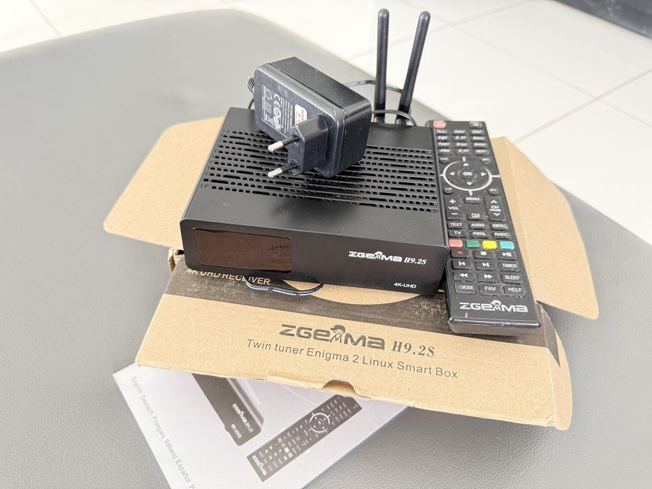 Dekoder Zgemma H9.2S 4K-UHD Twin Tuner Enigma 2 Linux Smart Box Bielsko ...