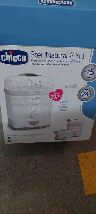 ESTERILIZADOR elétrico para biberões da Chicco
