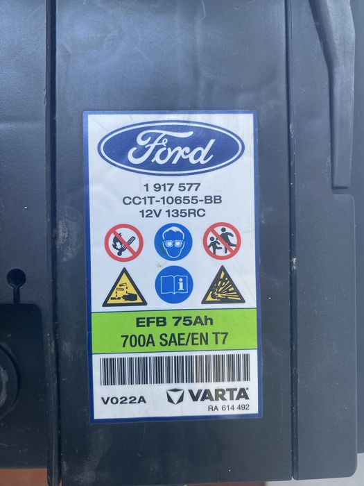 Bateria 75Ah EFB Varta