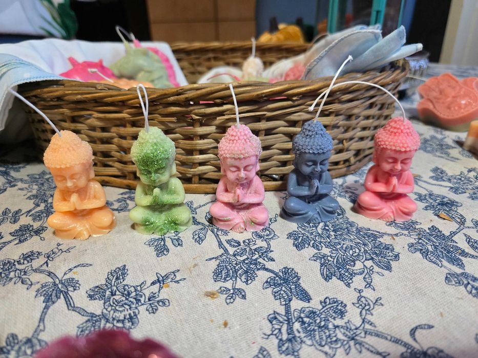 Velas artesanais para lembranças e decoração