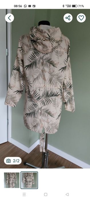 Parka wiatrówka L/XL+szalik letni gratis