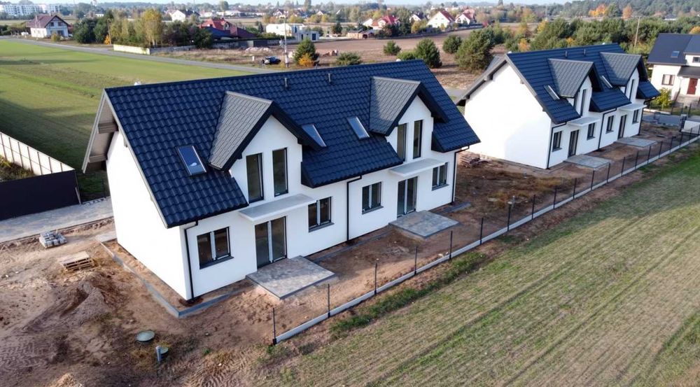 Nowoczesny dom bliźniaczy 92,54 m² — Podole koło Ciechocinka