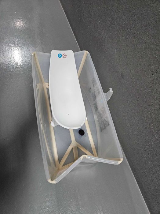 Pack Banheira Stokke Flexi Bath e Assento White