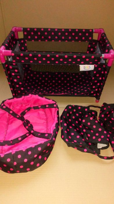 Коляска для кукол + кроватка + люлька + ...