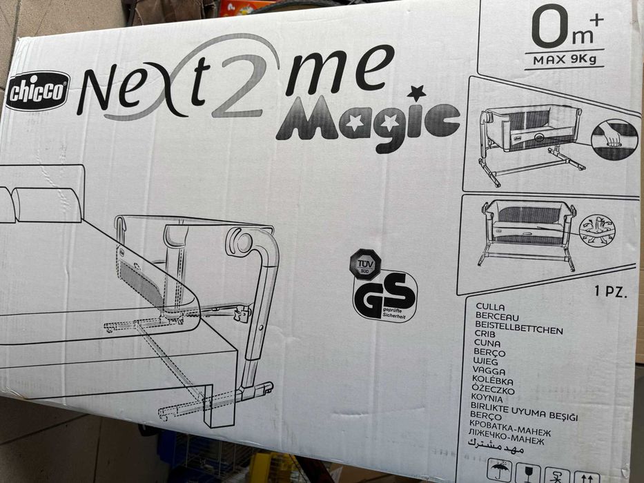 Chicco Next 2 me Magic, łóżeczko dostawne