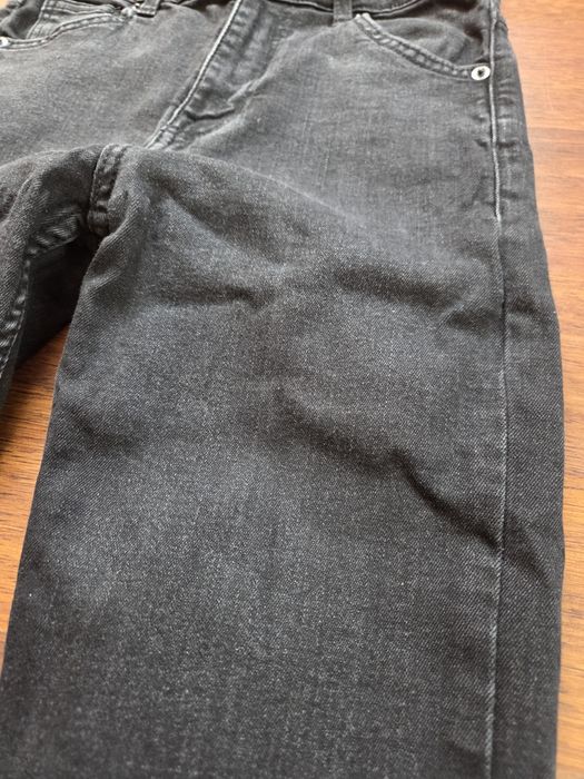 Bershka, rozm.34/36, Czarne spodnie dżinsowe