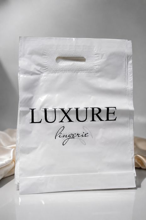 Пакет пакети Luxure білий (300×400 мм), 50 мікрон