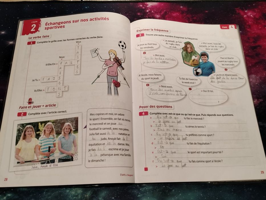 Manual + Caderno de Atividades Francês A1 ( Adomania 1 )