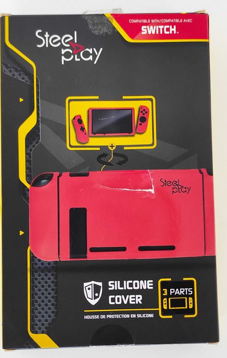 Steelplay- Protecção Silicone Consola e Joycons - Nintendo Switch
