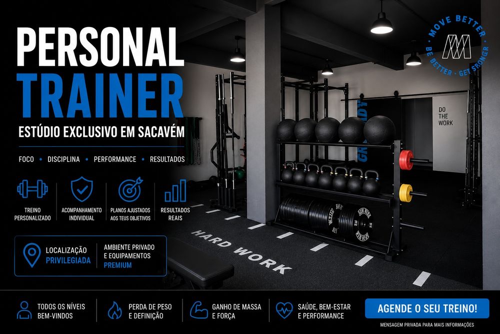 Personal Trainer Exclusivo – Sacavém