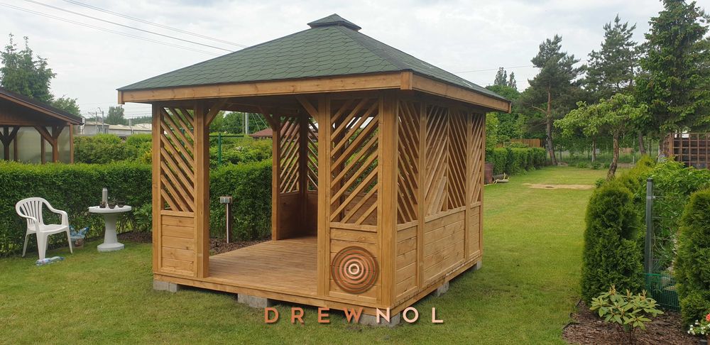 Altana ogrodowa, altanka, altany, wiaty, domek, pergola, drewutnia.