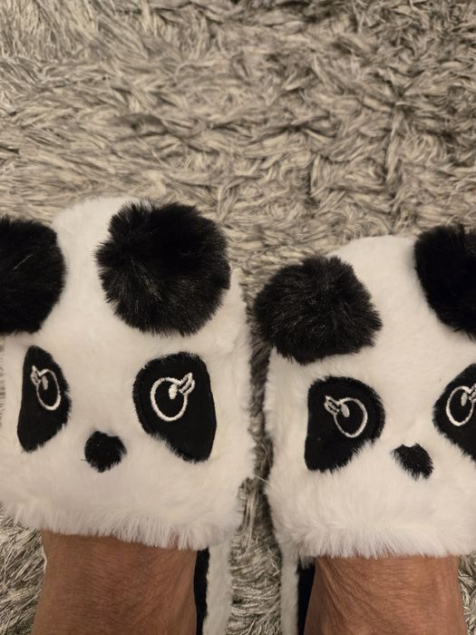 Pantofle damskie misiem panią podeszwa antypoślizgowe