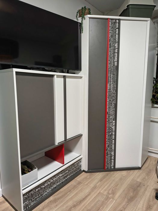 Meble młodzieżowe Szafa, komody, łóżko