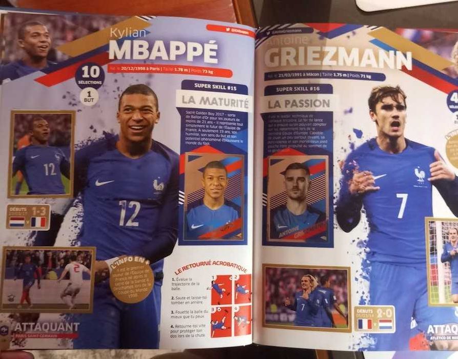 Panini Team France 2018