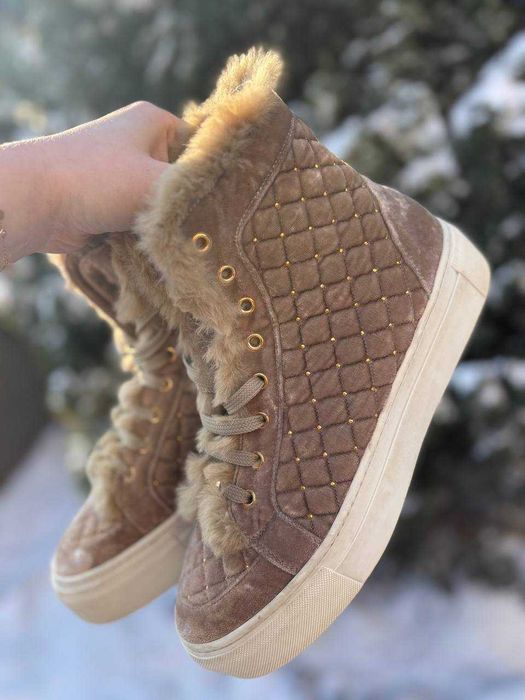 Итальянские женские зимние кеды LE SILLA/оригинал 39 размер