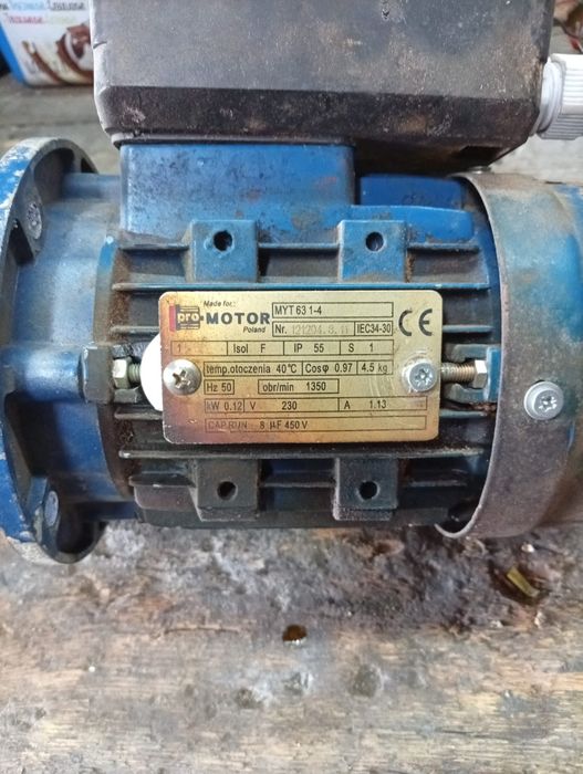 Silnik podajnika do pieca 0,12kW 230V