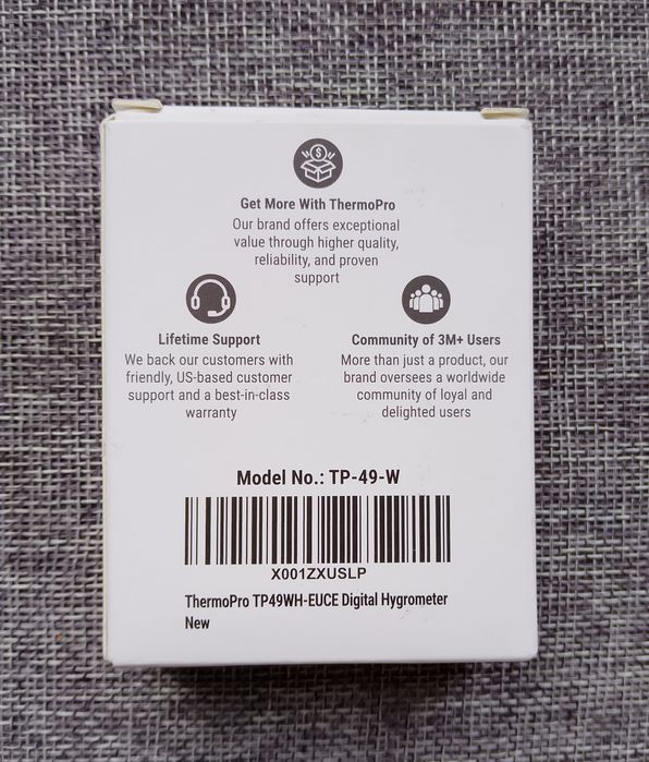 Termometr ThermoPro TP49W biały