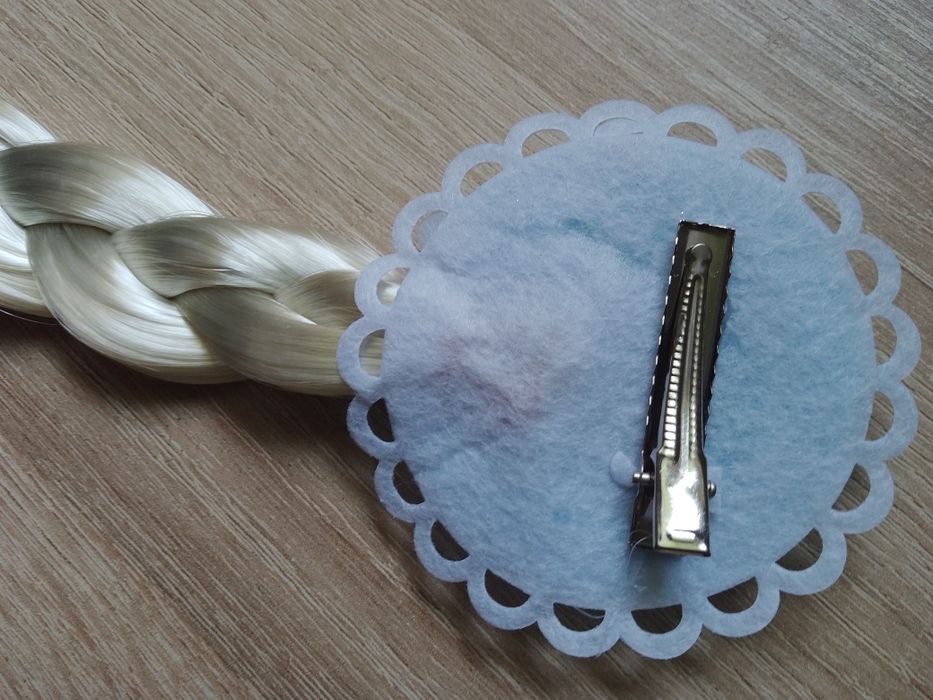 Warkocz Disney Frozen kraina lodu Elsa