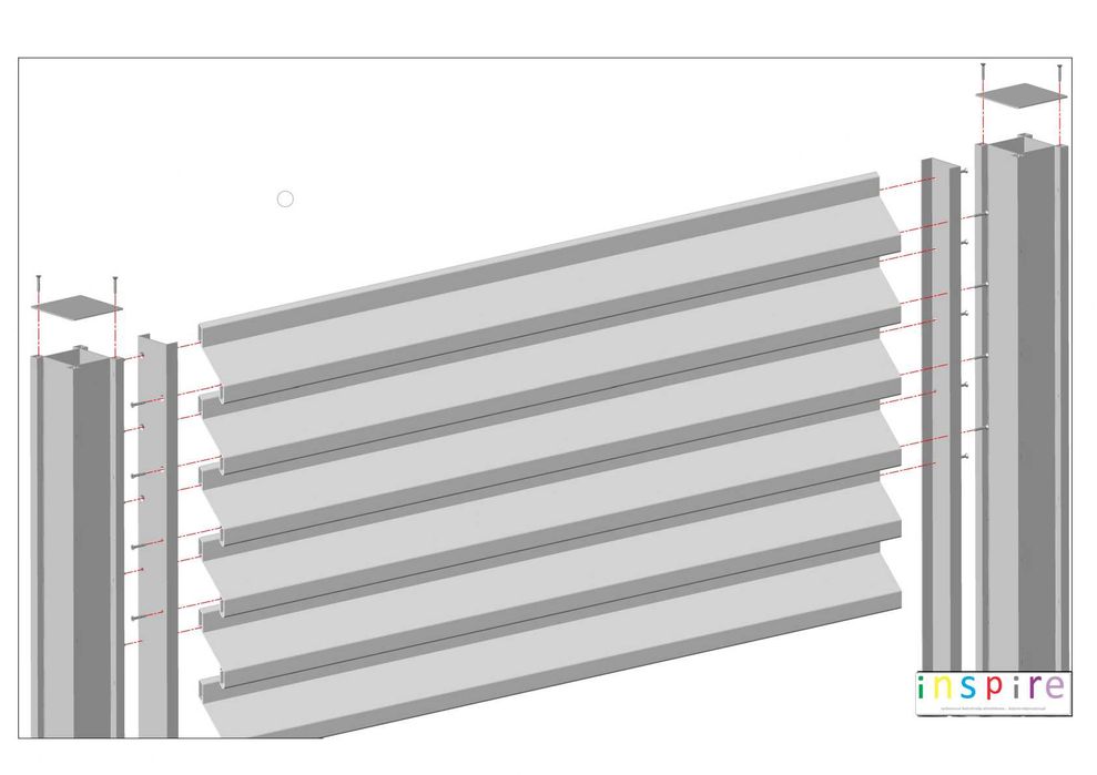 ogrodzenie aluminiowe NOWOCZESNE