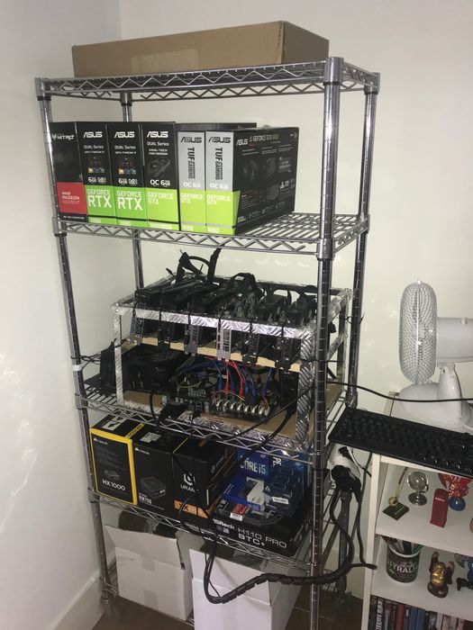 ESTRUTURA DE RIG de mineração