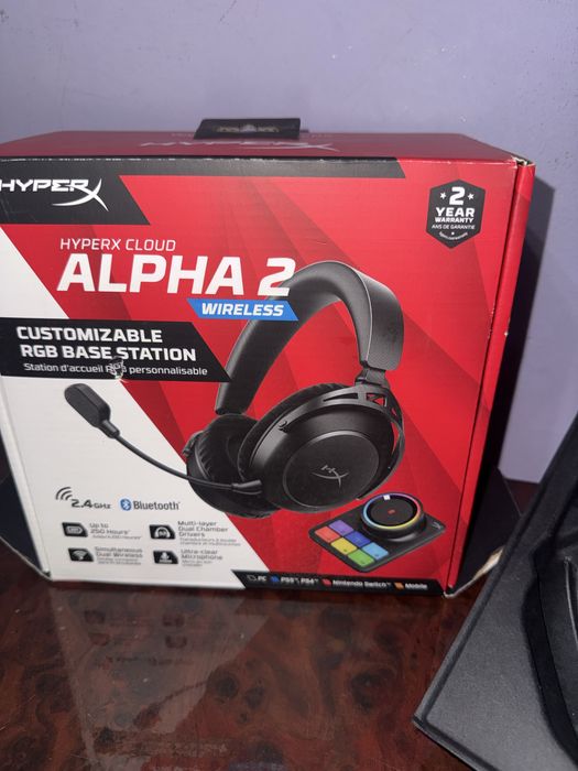 Безпровідні Навушники HyperX Cloud Alpha 2 Wireless Black