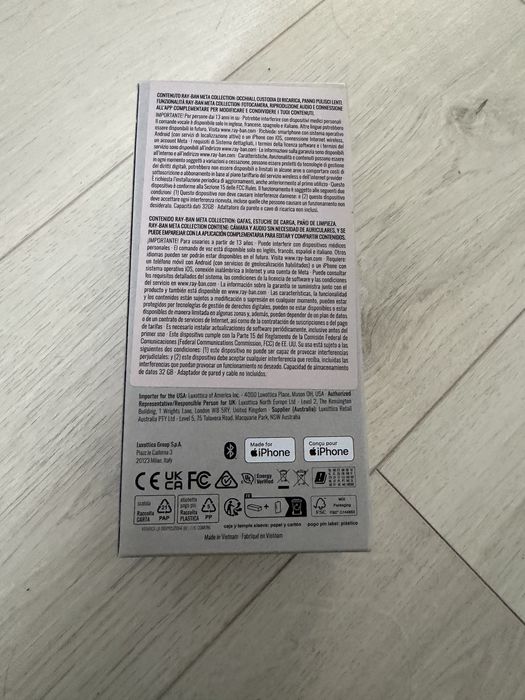 Смарт-окуляри Хамелеон Ray-Ban Meta Skyler (Shiny Chalky Gray/Clear Sapphire Transitions) (RW4010 6700MF 52-20) (M)
