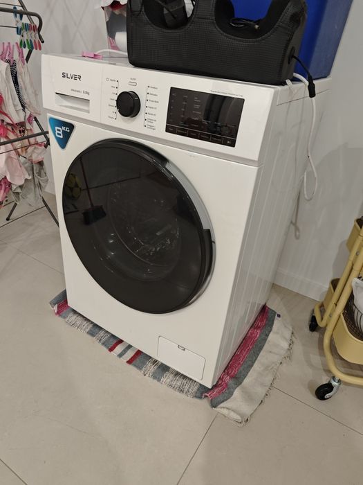 Maquina Lavar Roupa 8Kg Silver