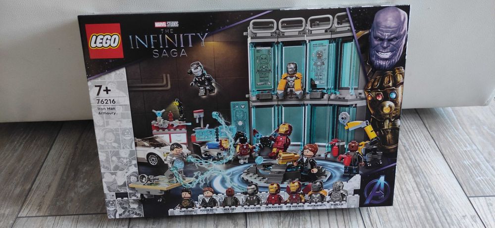 LEGO 76216 Marvel Super Heroes - Zbrojownia Iron Mana Stepnica • OLX.pl