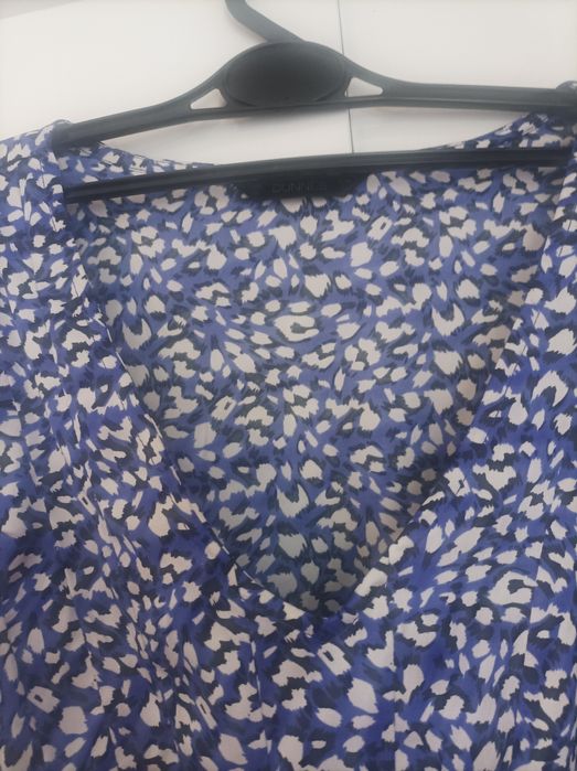 Sukienka niebieska do kolan rozm L nowa