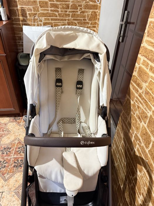 Коляска Cybex Talos S Lux Taupe 2 в 1 Seashell Beige