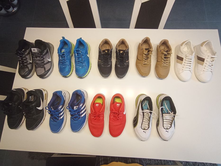 Conjunto de tênis várias marcas