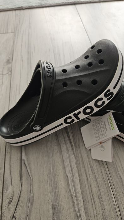 Klapki CROCS M11 45/46 czarne NOWE