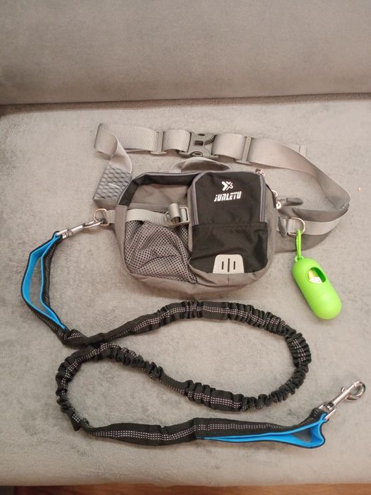 Idealna. Smycz dla psa bez trzymania, mocna.