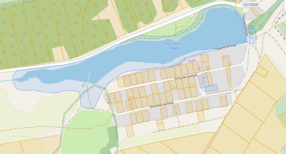 Земельна ділянка водного фонду, площею 18,0199 га, Харківська обл.