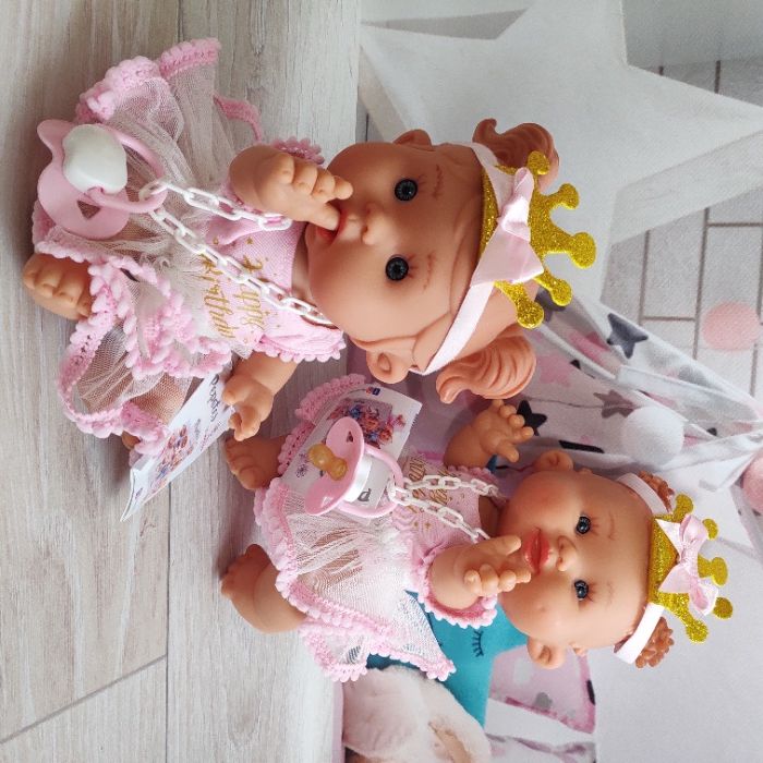 Ванильные пупсы Marina&Pau/Nines d'Onil нарядные, 26 см