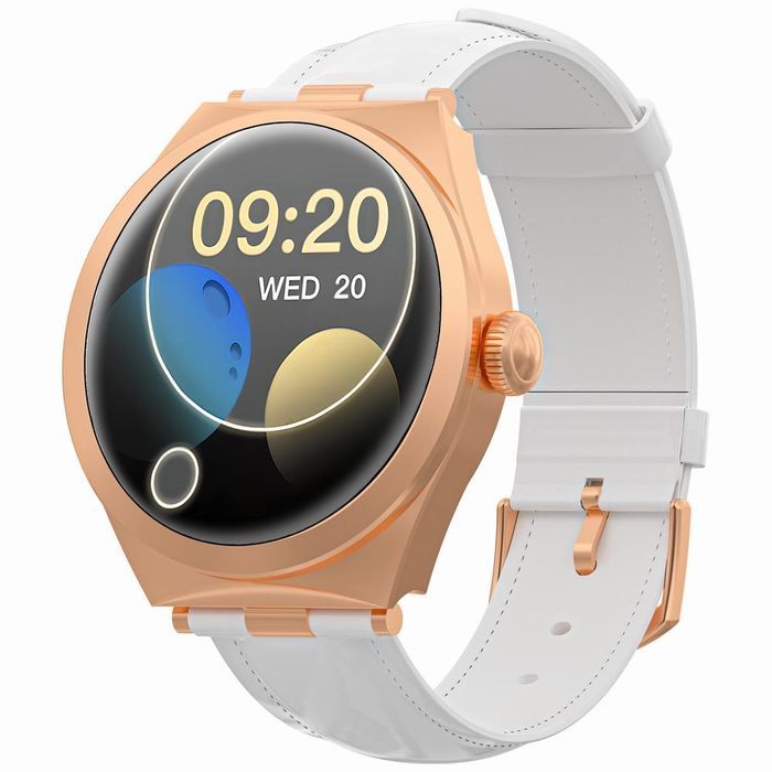 Smartwatch Gravity Różowe Złoto Biały GT25-5 prezent
