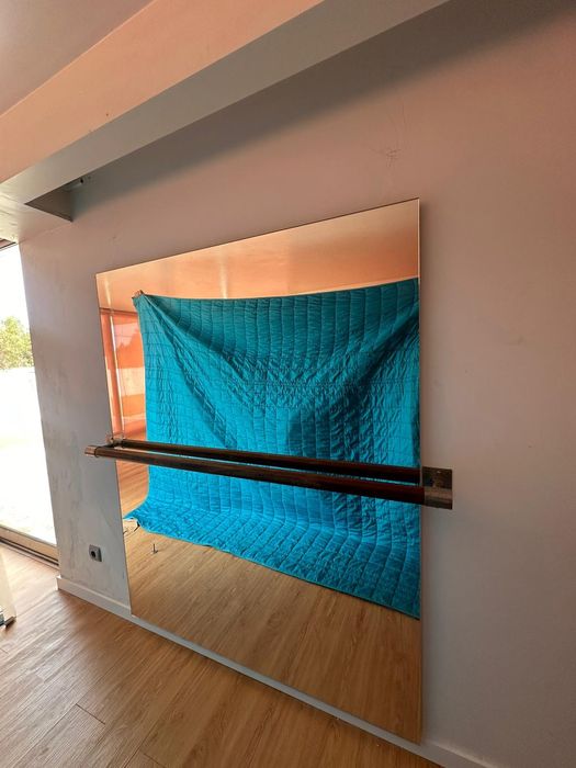 Espelho e trave para Ballet