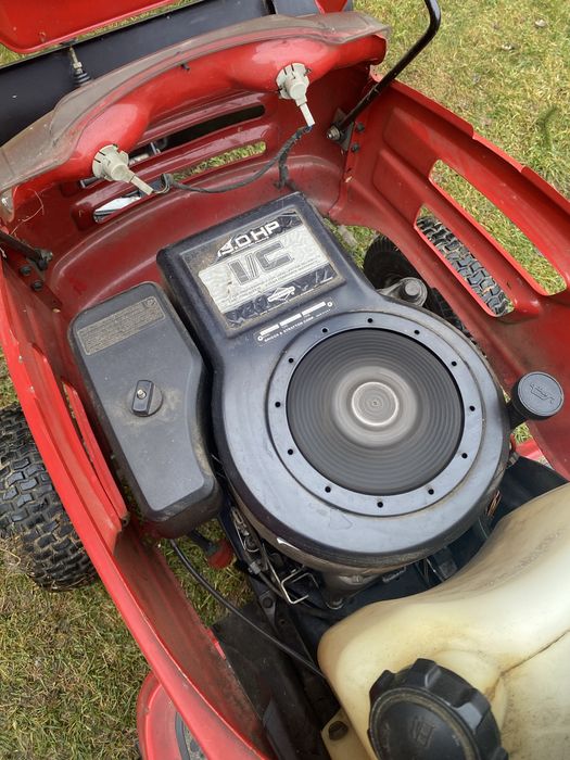 Kosiarka traktorek mtd 13/92A z pługiem i koszem