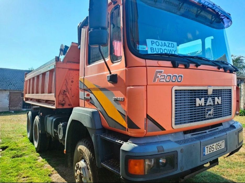MAN F2000 6X6  Man F2000 6X6 gotowy do pracy
