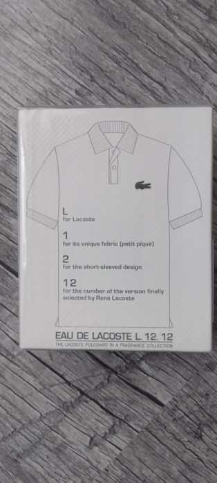 Lacoste L.12.12 Blanc-Pure 100 ml, woda toaletowa dla mężczyzn