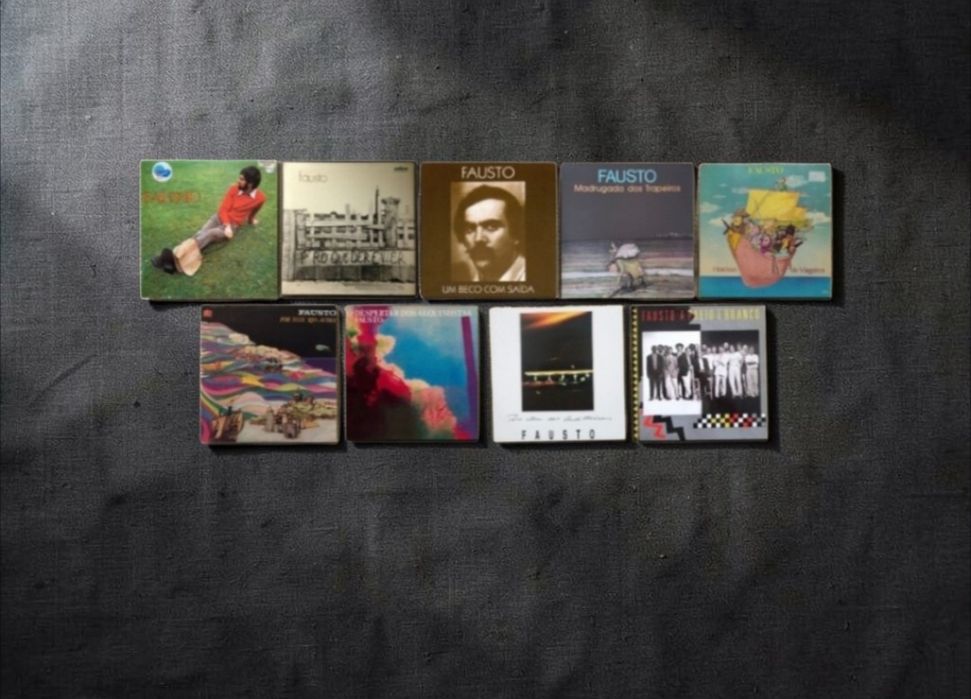 9 discos de vinil - Fausto
