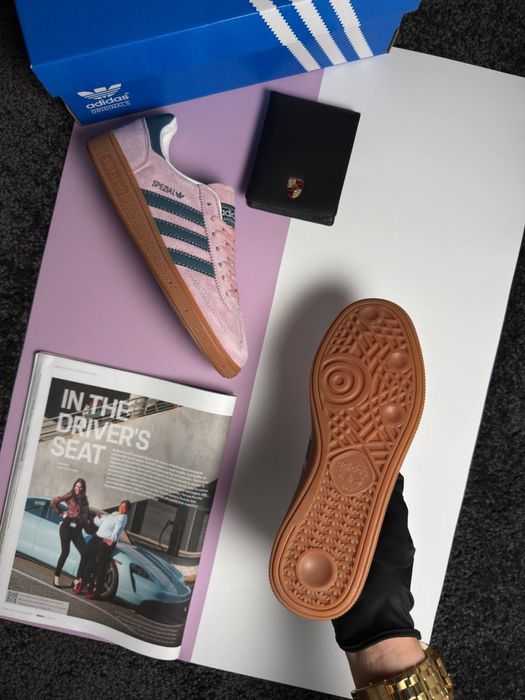 Жіночі кросівки адідас Adidas Handball Spezial W Clear Pink Navy