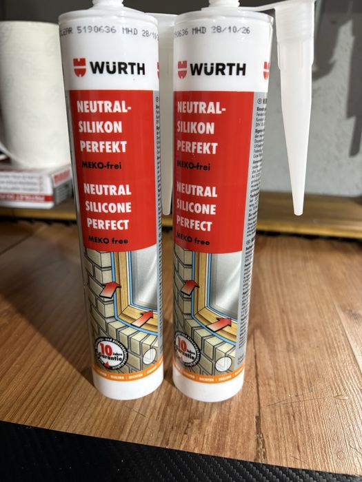 Silikony neutralny wurth czarny i bezbarwny