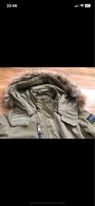 Kurtka parka Bershka S