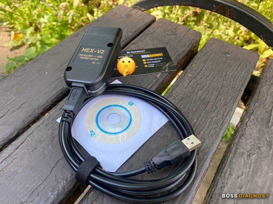 Вася Диагност 25.3‼️сканер vag com HEX V2 для VW AUDI SKODA SEAT‼️VCDS