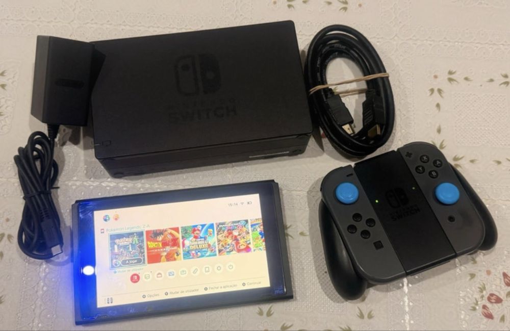 Nintendo Switch V2 + Acessórios Premium Incluídos | Como Nova