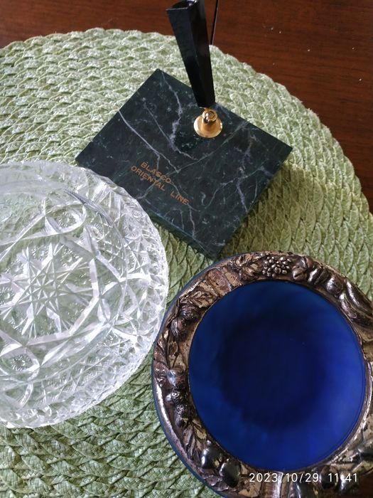 Пепельница хрустальная.